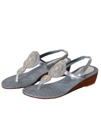 Victoria Double Medallion Mini Wedge