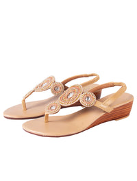 Victoria Quatro Medallion Mini Wedge