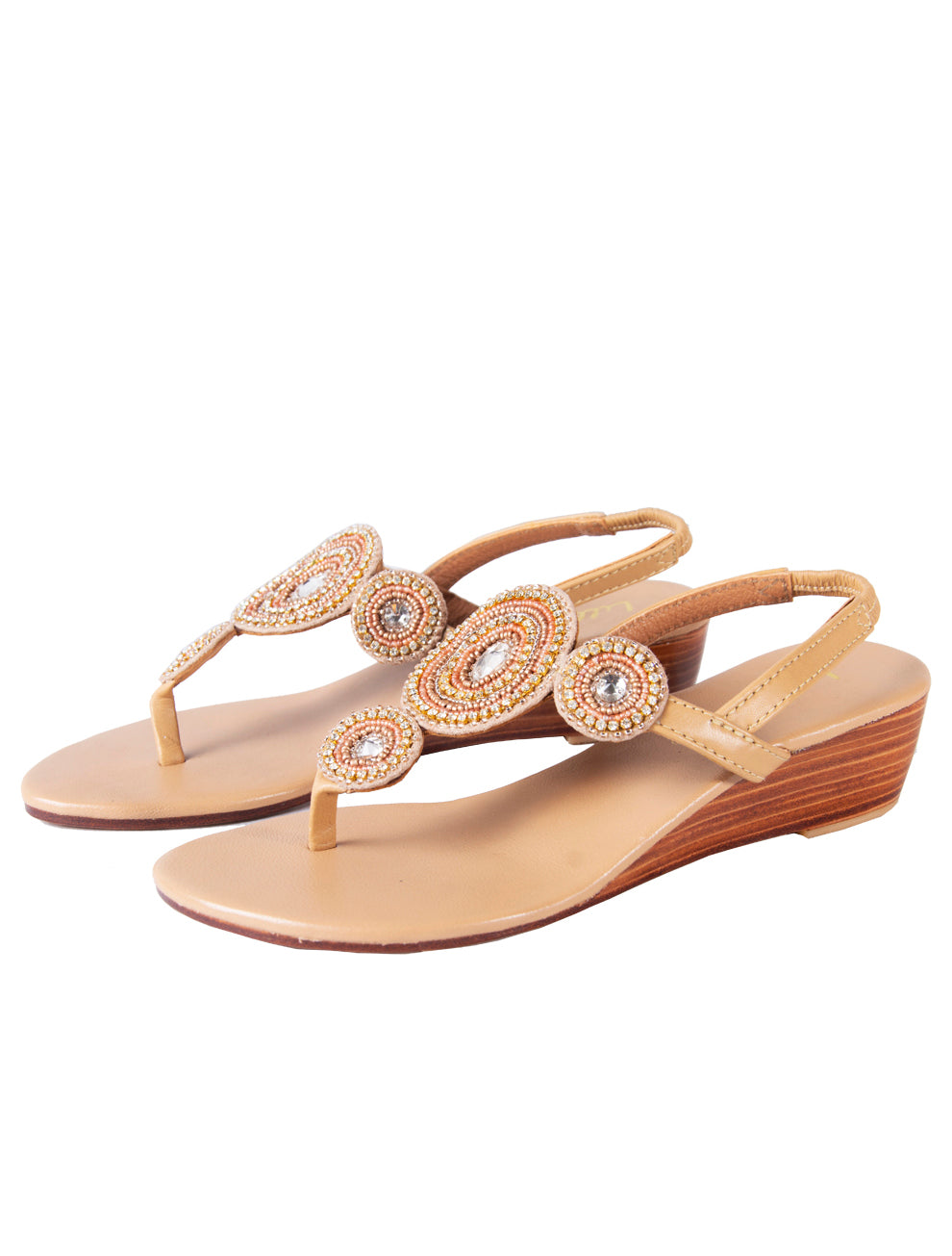 Victoria Quatro Medallion Mini Wedge