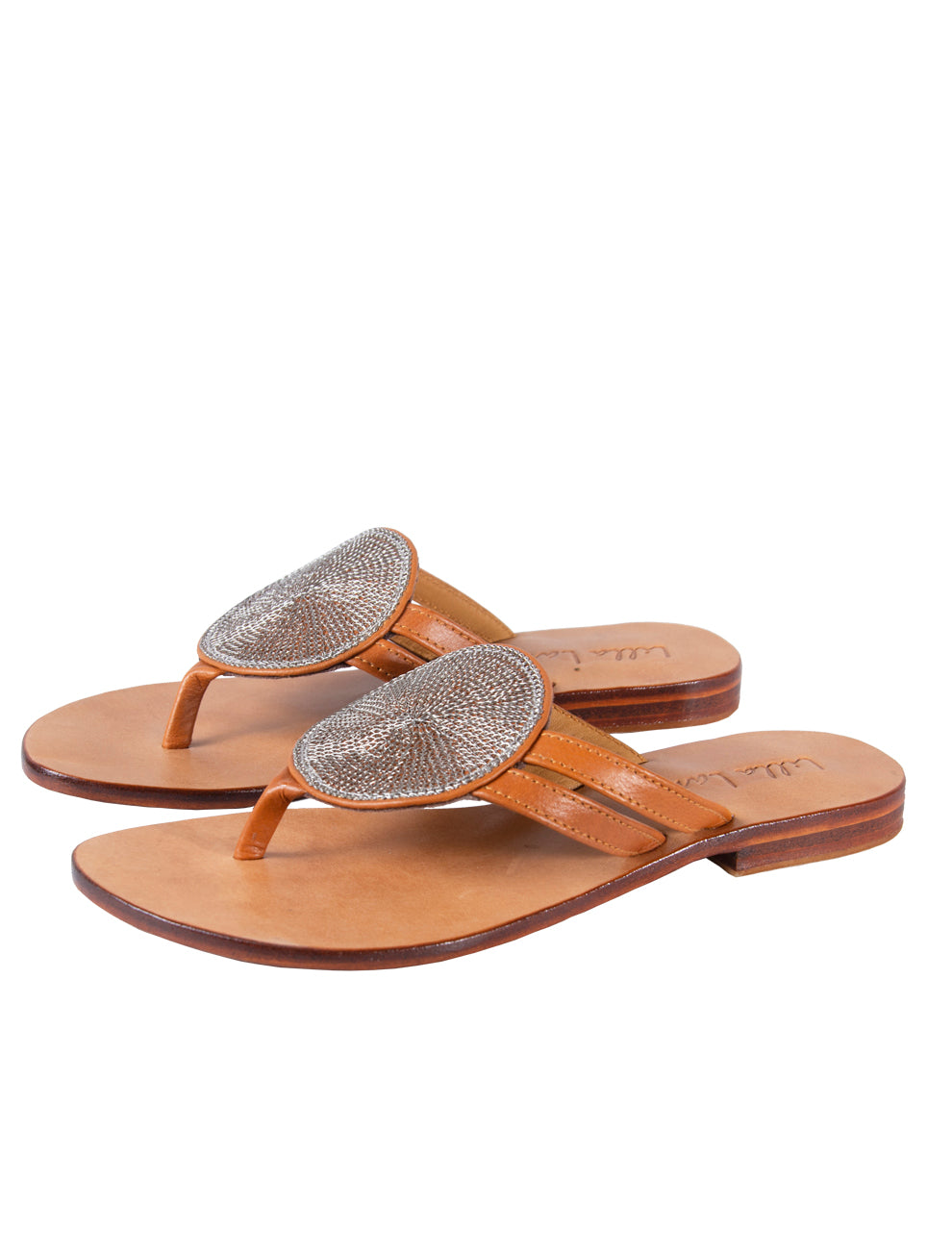 Sumba Medallion Sandal - Natural Sole