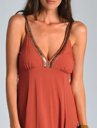 Gaun Cersie Margo Terracotta