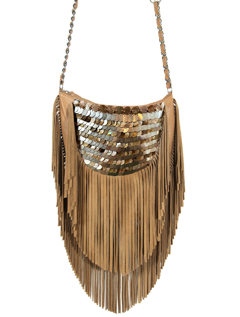 Gallerie Fringe Crossbody