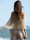 Poncho Lila - Natural