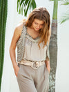 Victoria Vest - Linen