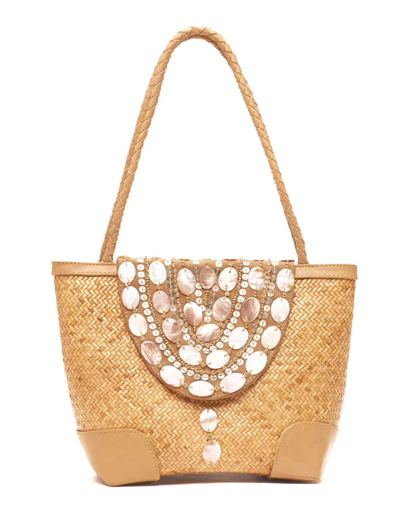 Cosmic Mini Rattan Tote