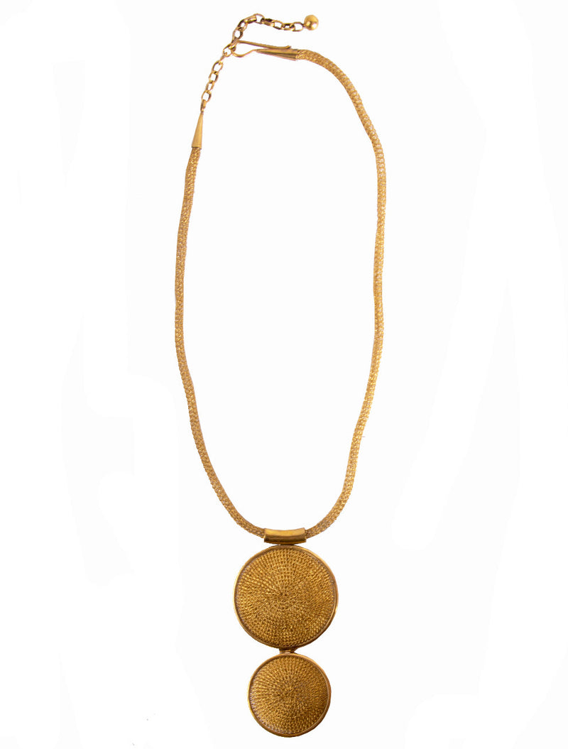 Sumba Double Medallion Necklace