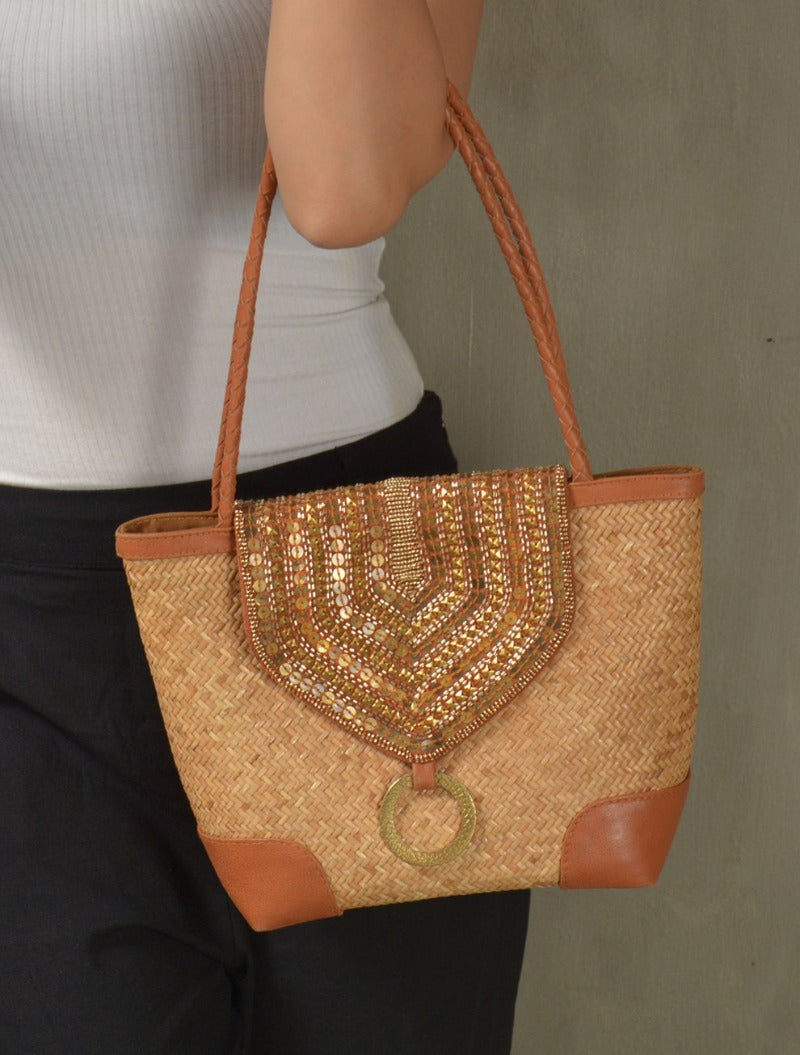 Victoria Rattan Bag