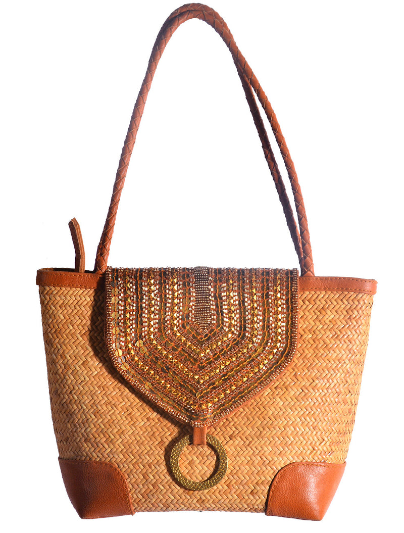 Victoria Rattan Bag